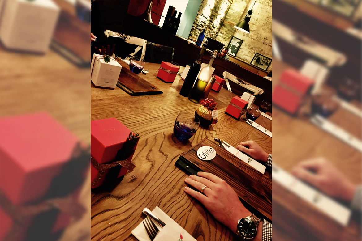 Besuch vom Nikolaus und gemütliche Weihnachtsfeier